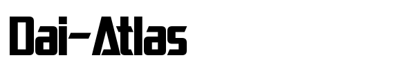 Dai-Atlas font preview